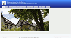 Desktop Screenshot of max-von-laue-schule.de